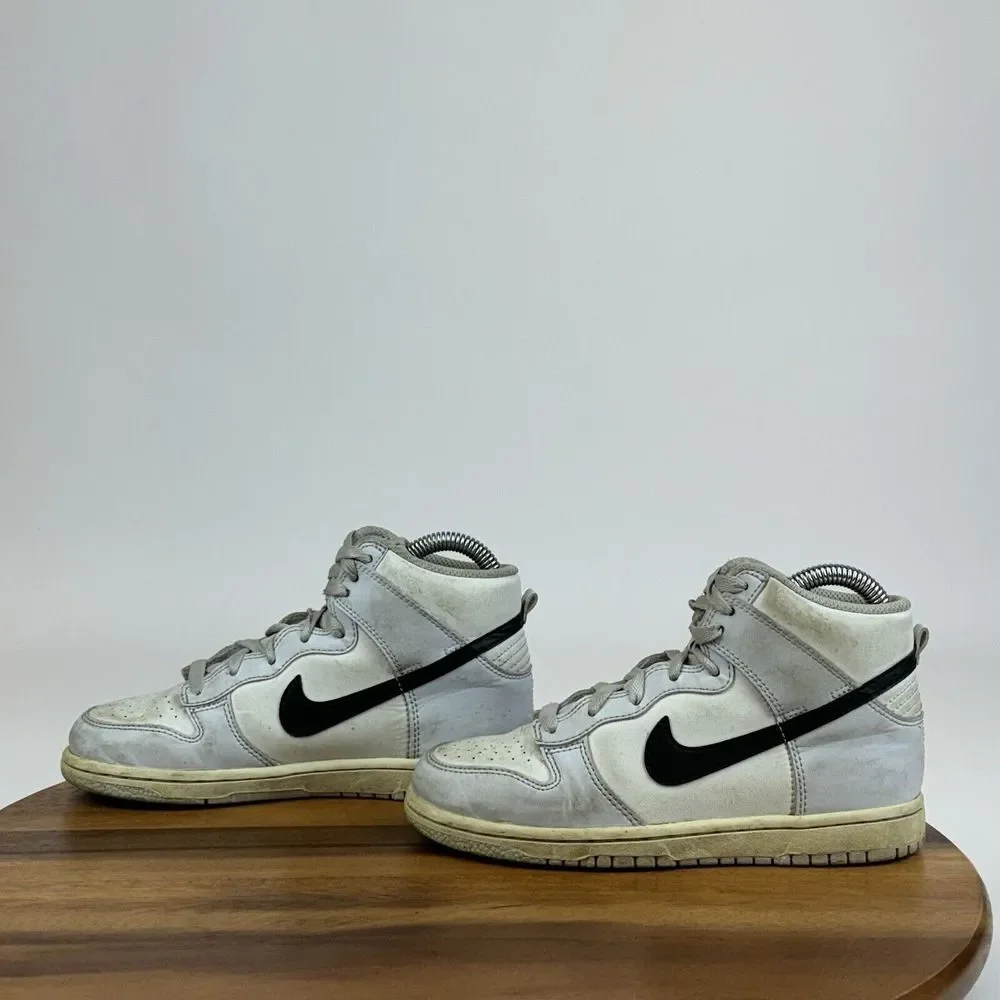 Big Kids Nike Dunk High Football Gray Athletic Sneakers Shoes Size 2‎ Y GUC